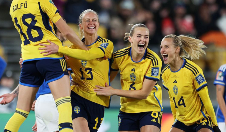 Suecia Femenil arrolló a Italia en el Mundial Femenil / Foto: @swewnt