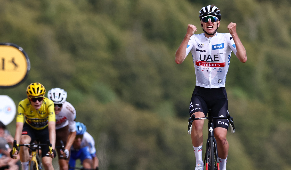 Tadej Pogacar triunfó en la penúltima etapa del Tour de Francia ESTO