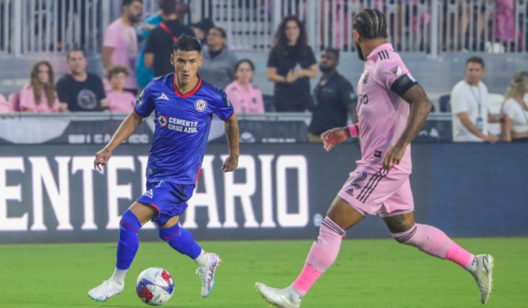 Uriel Antuna fue el encargado de anotarle al Inter Miami. Foto: @CruzAzul