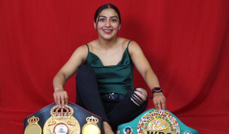 Yésica Nery Plata le dedica sus logros boxísticos a su familia / Foto: Sarahí Melecio