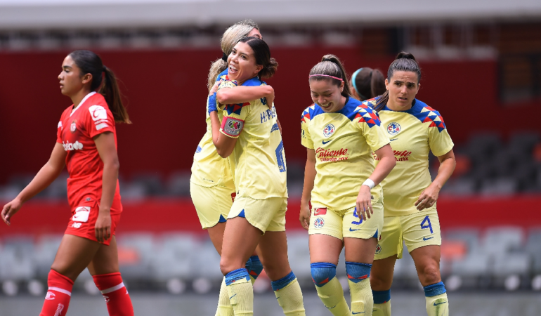 América logró la victoria sobre Toluca / Foto: Mexsport