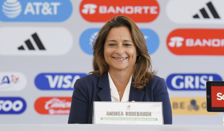Andrea Rodebaugh encabezará al Tricolor Femenil Foto_@MiSelecciónFem