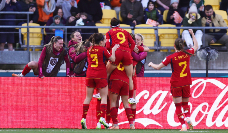España es la primera semifinalista de la Copa del Mundo Femenina _ Foto_ EFE