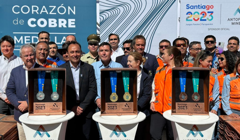 La presentación se llevó a cabó en la Mina Centinela, al norte de Chile Foto_Panam Sports