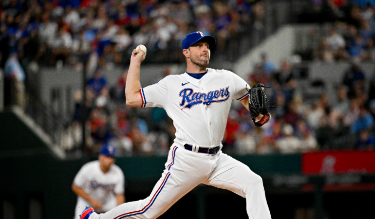 Max Scherzer inició con el pie derecho su aventura con los Rangers de Texas. Foto: Reuters
