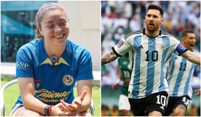 Messi es el ídolo de Katty Killer