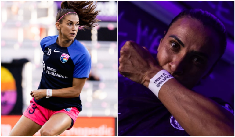 San Diego Wave y Orlando Pride mostraron su apoyo a Jennifer Hermoso / Foto: TW San Diego Wave