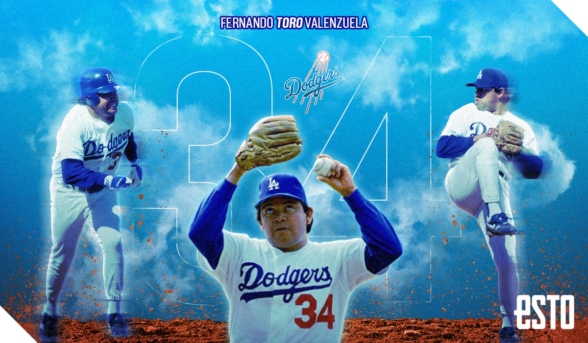Fernando Valenzuela confesó que no escogió el 34 que retirarán los Dodgers,  fue casualidad