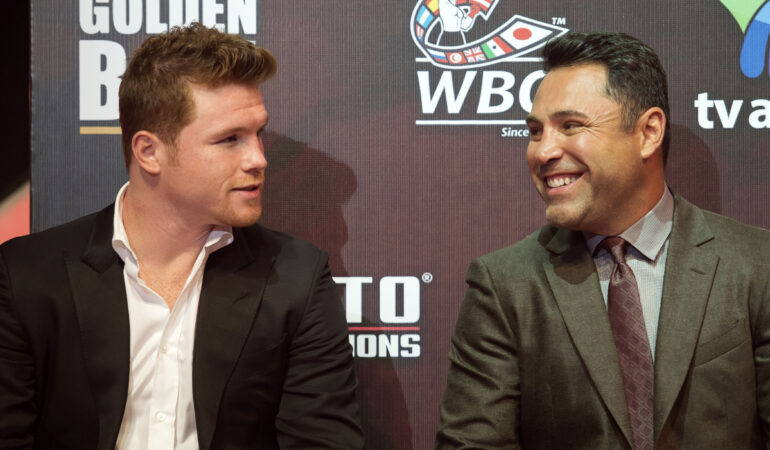 Canelo Álvarez nuevamente criticó a Óscar de la Hoya. FOTO: Mexsport