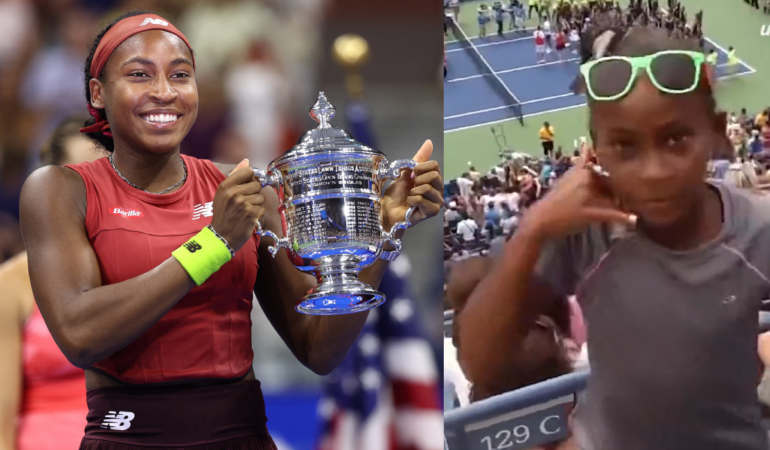 Coco Gauff es campeona del US Open con 19 años / Fotos: AFP | Captura X