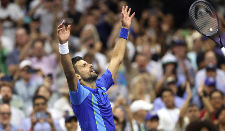 Djokovic es el máximo ganador de Grand Slams junto a margaret Court. FOTO: AFP