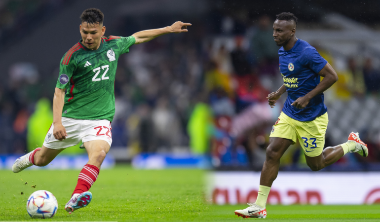 El Chucky Lozano le dio la bienvenida a Quiñones / Foto: Mexsport