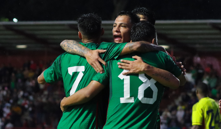 El Tricolor sub-23 no tuvo problema para vencer a Colombia / Foto: Oswaldo Figueroa