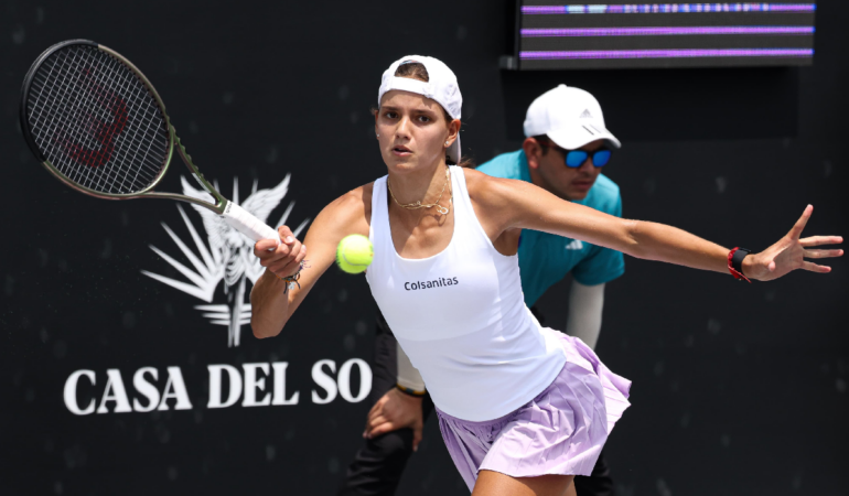 Emiliana Arango avanzó a la siguiente ronda del Guadalajara Open / Foto: David Tamayo