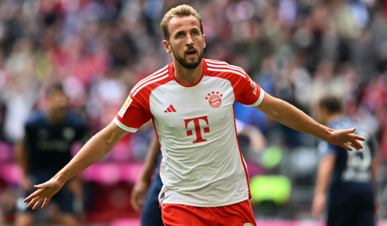 Harry Kane lleva sies goles en cinco partidos en la presente Bundesliga Foto_AFP