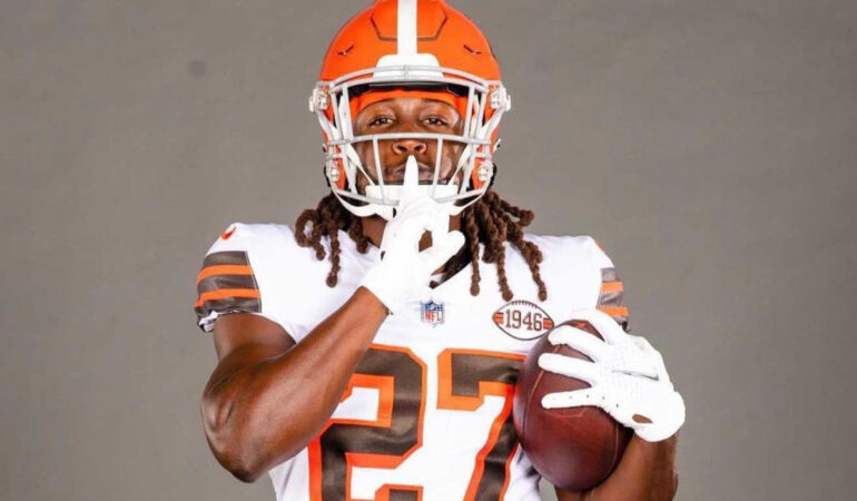 Kareem Hunt regresa a jugar con Cleveland. FOTO: @bigreem_3