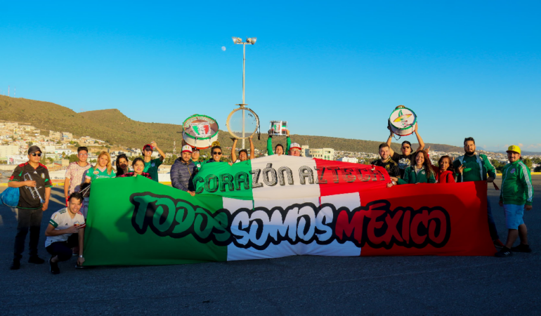 La afición esta lista para apoyar a México. Foto: Oswaldo Figueroa