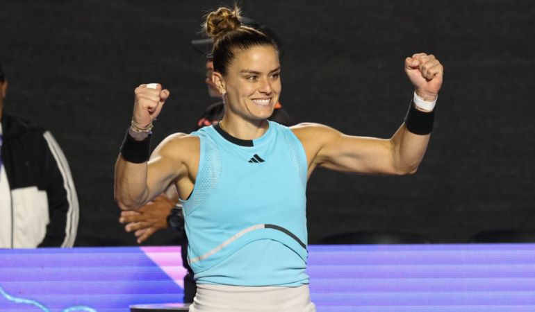 La griega se medirá a la italiana Giorgi en la siguiente ronda / Foto: David Tamayo