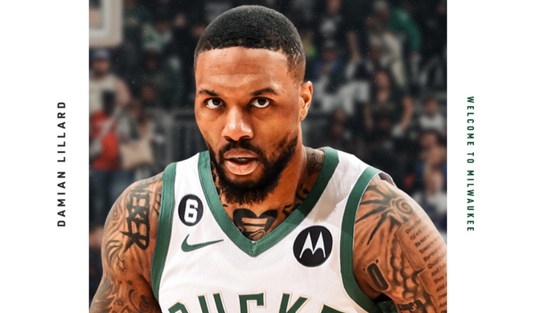 Lillard había pasado toda su carrera en los Portland Trail Blazzers Foto_Milwaukee Bucks