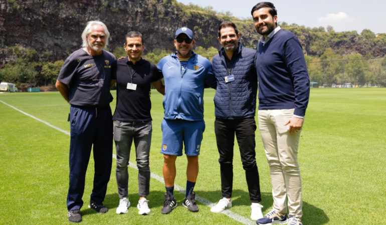 Lozano estuvo en Cantera / Cortesía: Pumas