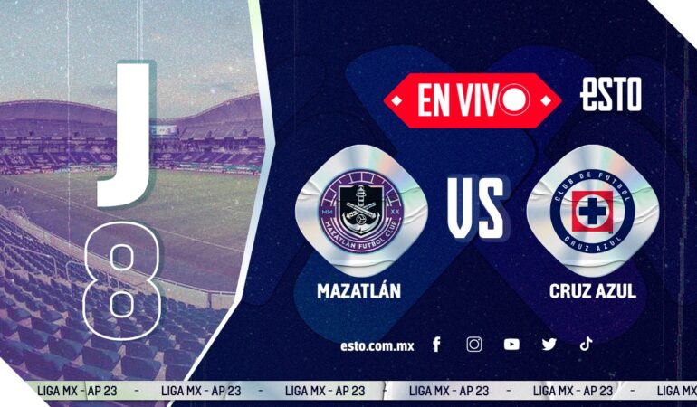 Mazatlán recibe a Cruz Azul en la Jornada 8 del Apertura 2023. FOTO: Especial