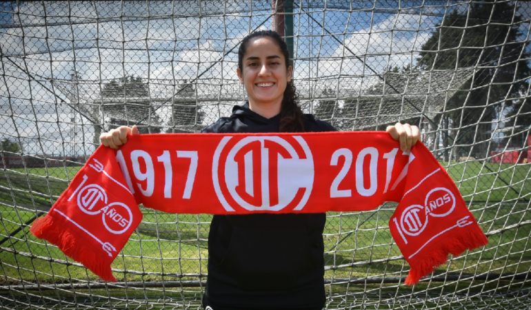Natalia Gómez Junco es una de las jugadoras experimentadas del Toluca / Foto: Daniel Camacho