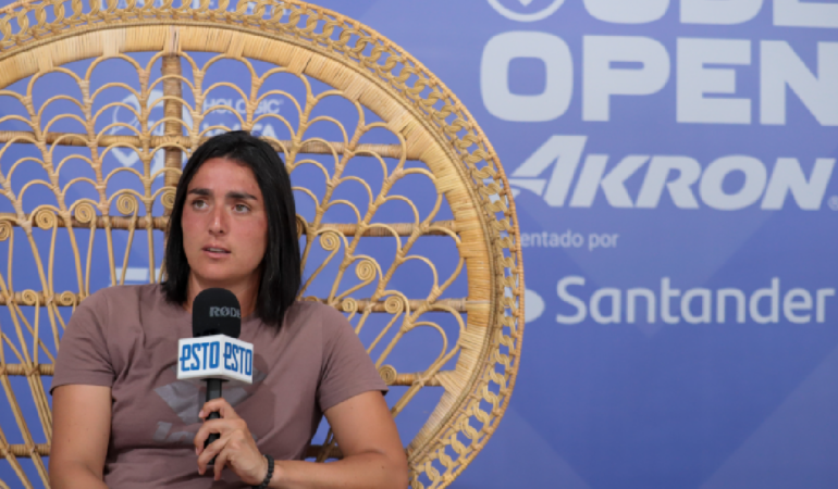 Ons Jabeur sabe que su carrera en el tenis es exitosa, aunque le hubiera gustado jugar futbol / Foto: David Tamayo