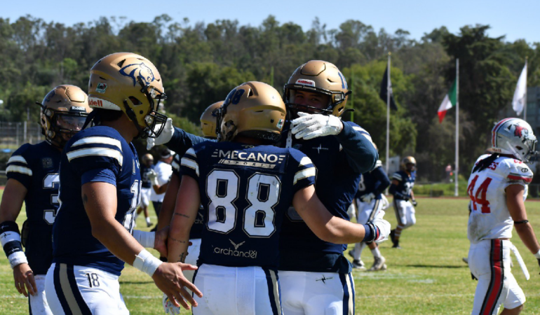 Pumas Acatlán siguen invitos en el ONEFA. Foto: @AcatlanPumas