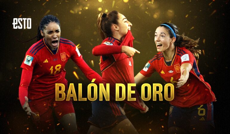 Las jugadoras de España dominan la lista del Balón de Oro Femenil / Arte: Abril Hernández