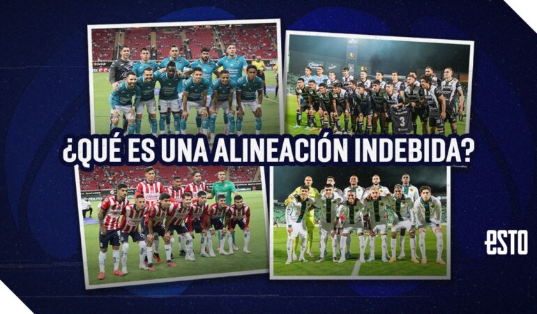 El reglamento de la Liga Mx explica cuáles son las alineaciones indebidas en el torneo / Arte: Abril Hernández