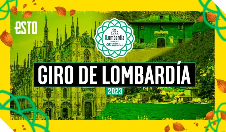 El Giro de Lombardía se correrá a partir del 7 de octubre / Arte: Noé López