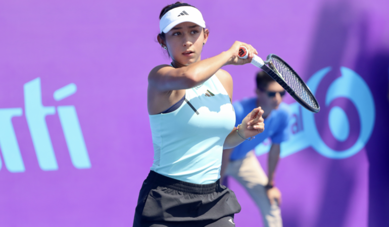 A sus 14 años, Daniela martínez participará en el Abierto de Tampico. FOTO: CORTESÍA