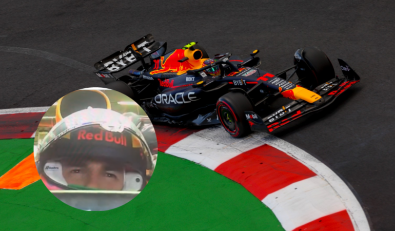 Checo Pérez salió llorando del GP de México / Foto: Ramón Romero