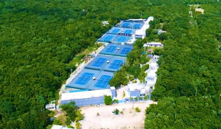 El Cancún Tennis Complex era vital para el desarrollo d enuevos talentos. FOTO: CORTESÍA