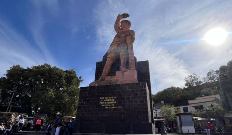 'El Pípila' es uno de los monumentos más emblemáticos de Guanajuato Foto_Arturo Mendéz
