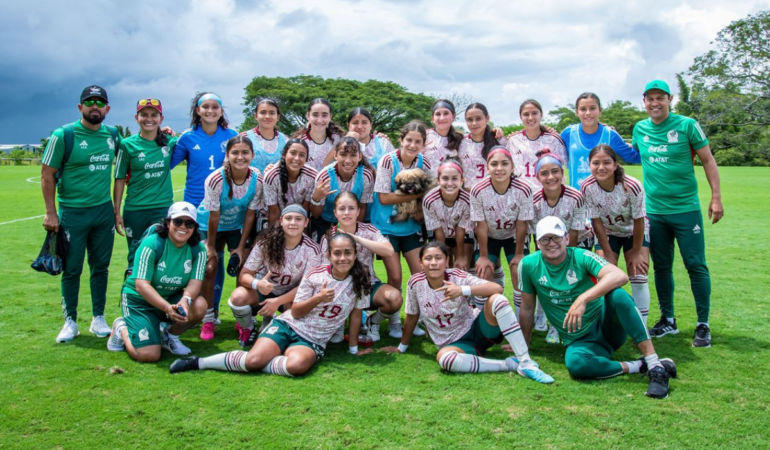 El Tricolor disputará cada año torneos de juvenilles Foto_@MiSelecciónFEm
