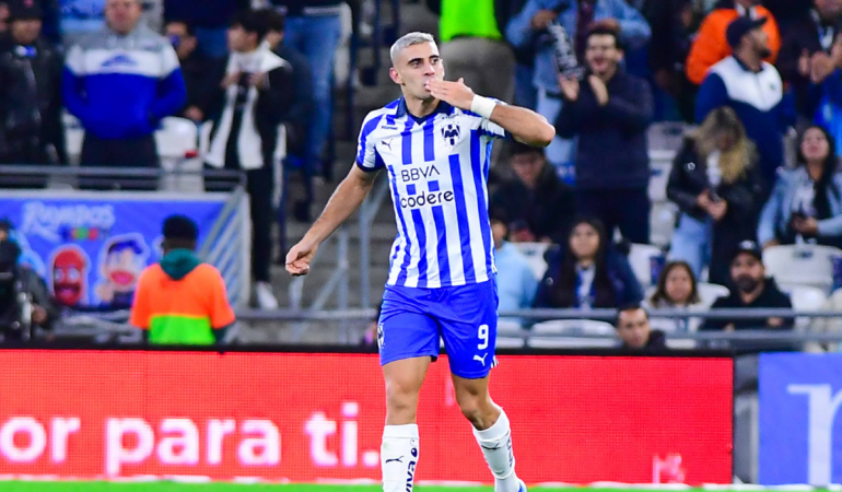 Germán Berterame regreso con un gol ante Necaxa. Foto: Mexsport