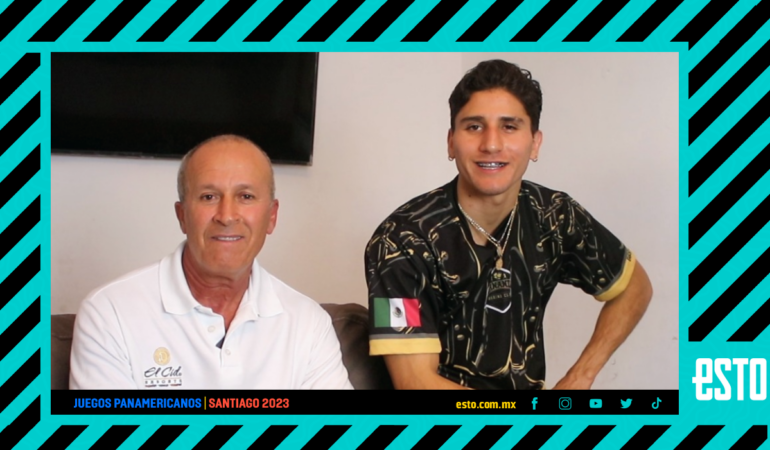 Sammy y Marco Verde, se convirtieron en la primera pareja Padre-Hijo en ir a unos olímpicos Foto: Cortesía | Emmanuel Rosales