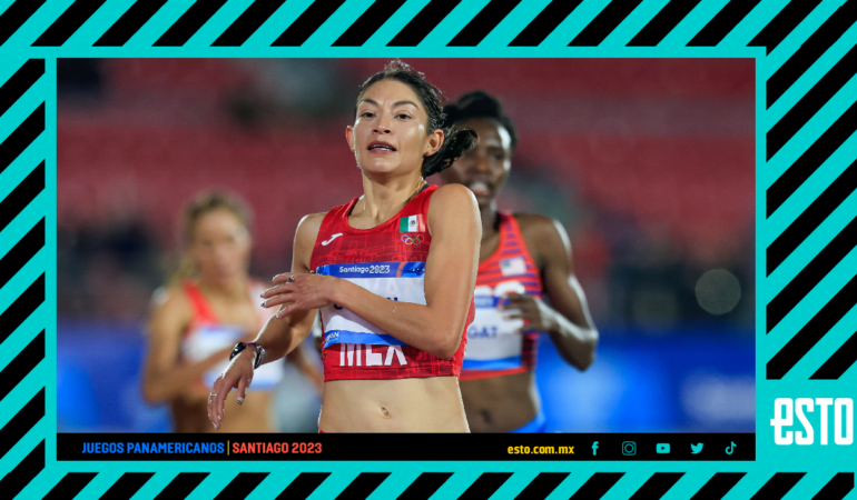 Laura Galván se colgó la presea de plata en la justa Panamericana. Foto: Luis Garduño
