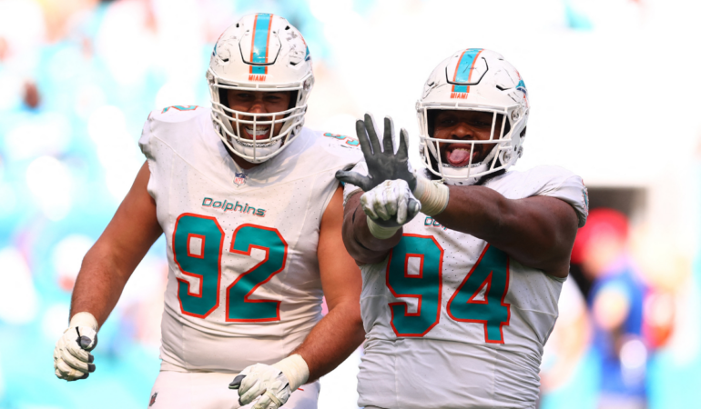 Los Dolphins no tuvieron rival en el Hard Rock Stadium Foto_AFP