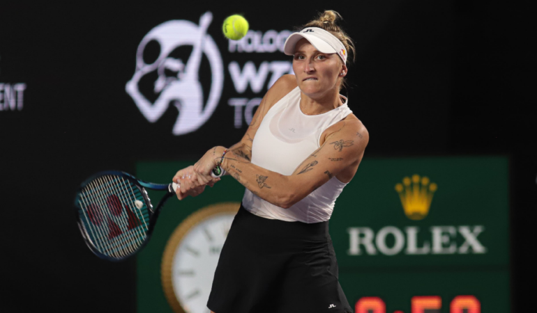 Marketa Vondrousova se fue contra la WTA. Foto: David Tamayo