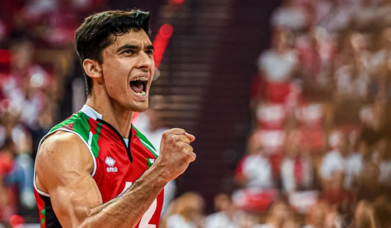 Mauro Isaac Fuentes juega voleibol en Israel / Foto: Cortesía