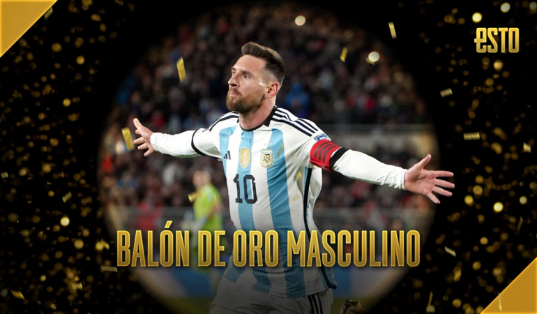 Messi ganó nuevamente el Balón de Oro / Arte: Abril Hernández