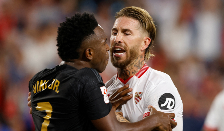Sergio Ramos fue protagonista en el Sevilla vs Real Madrid / Foto: Reuters