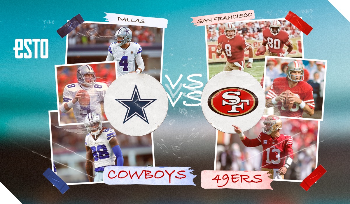 Dallas Cowboys vs. San Francisco 49ers, una rivalidad que se ha vuelto