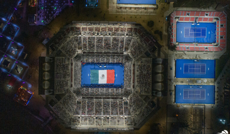 Abierto Mexicano de Tenis podría salir de Acapulco. FOTO: @AbiertoTelcel