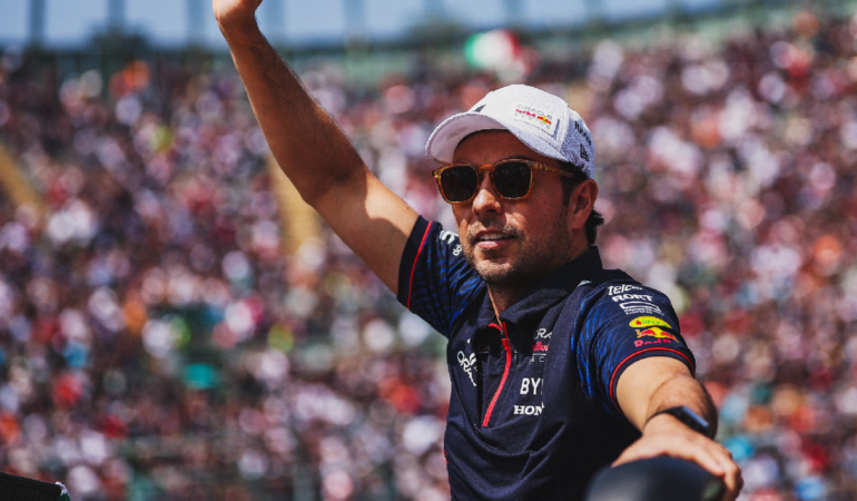 Checo Pérez lamentó haber quedado fuera del GP de México / Foto: @SChecoPerez