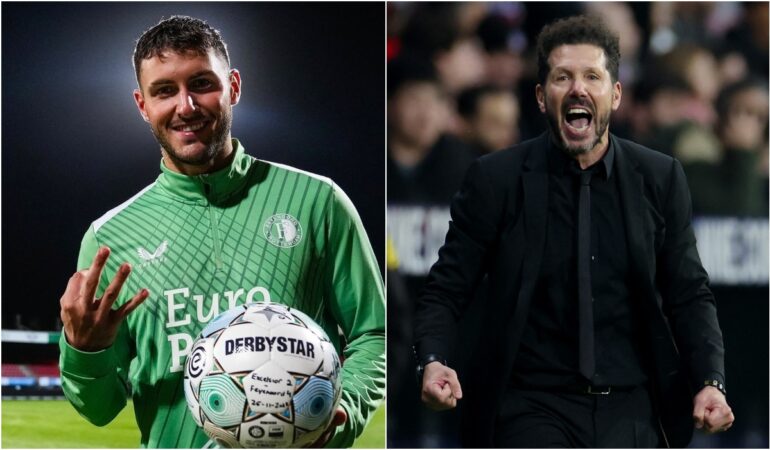 Diego Simeone alabó al Chaquito Giménez / Foto: Reuters
