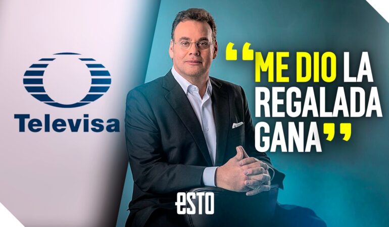 Faitelson asegura que no traicionó a nadie al irse a Televisa. FOTO: CORTESÍA