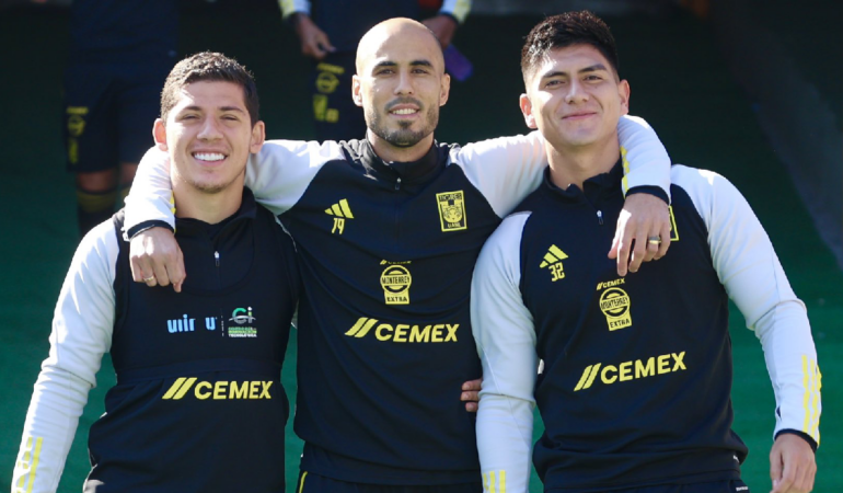 Guido Pizzarro y los Tigres listos para la Liguilla de la Liga MX. Foto: @TigresOficial